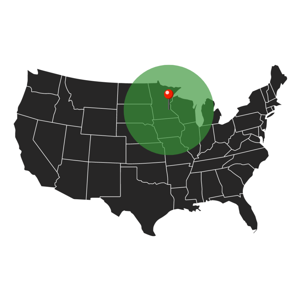 where we offer medical management services - map of the US